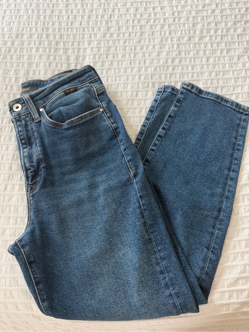 Mavi Dark Blue Cropped Straight Jeans